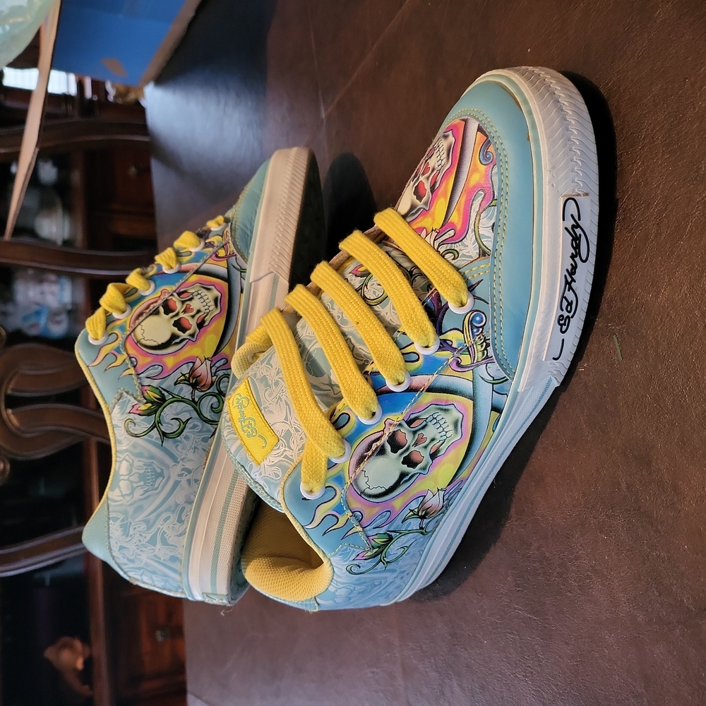 Ed Hardy Skull Sneakers 💀 ☠️